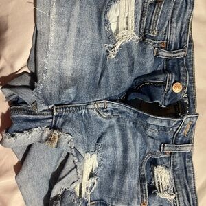 Denim shorts